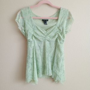 New York & Company Floral Blouse